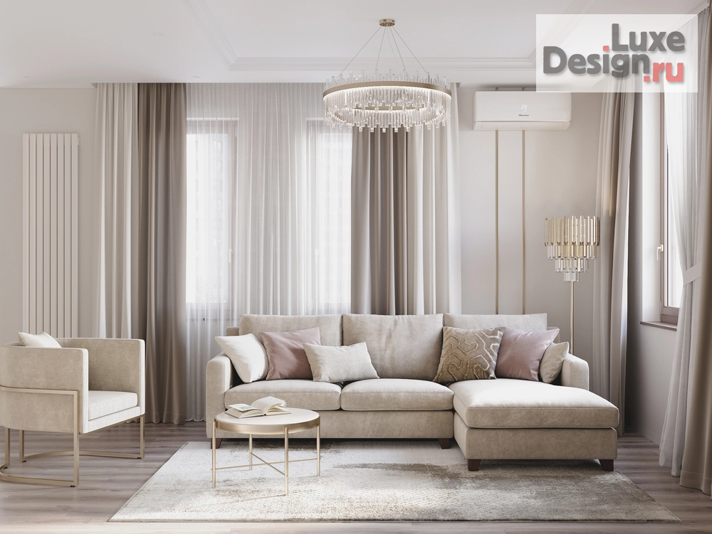 Дизайн интерьера двухкомнатной квартиры "ЖК "Галактика PRO"" (фото 2)