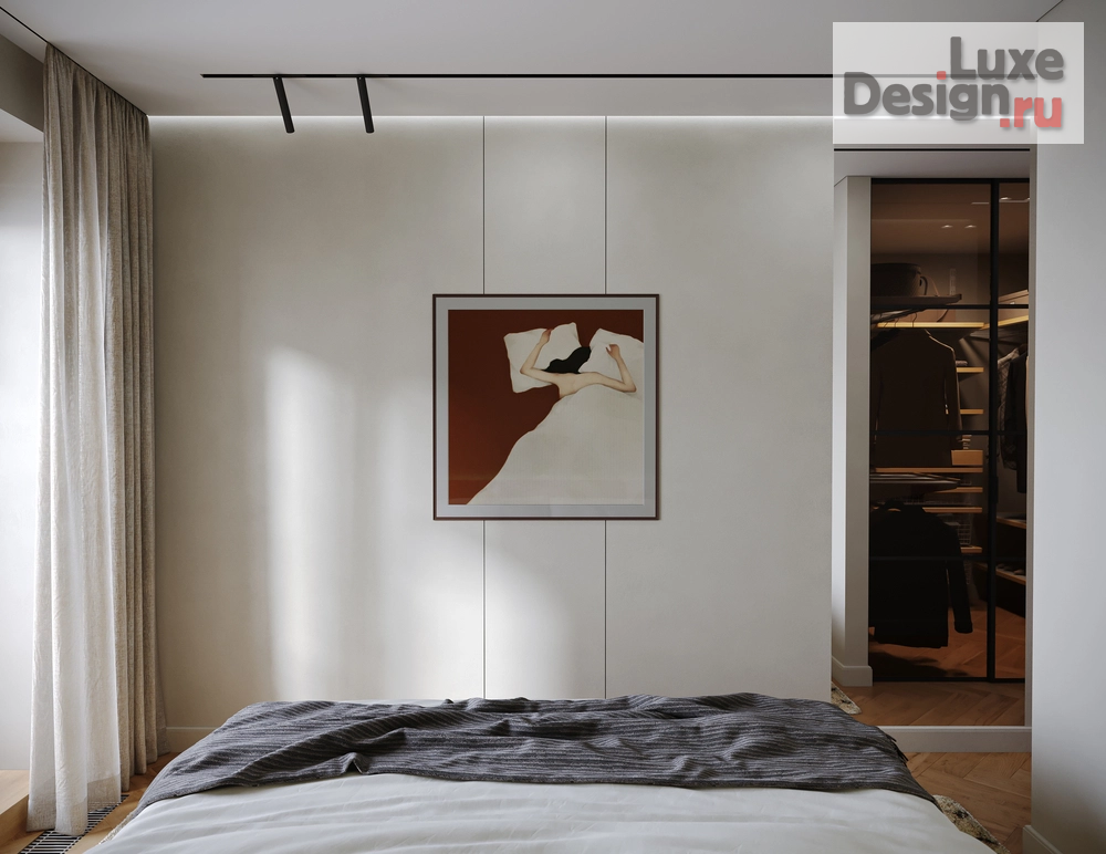 Дизайн интерьера двухкомнатной квартиры "ЖК Листва" (фото 4)