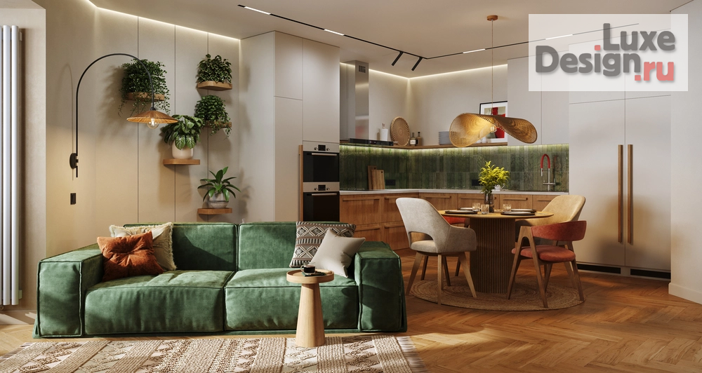 Дизайн интерьера двухкомнатной квартиры "ЖК Листва" (фото 22)