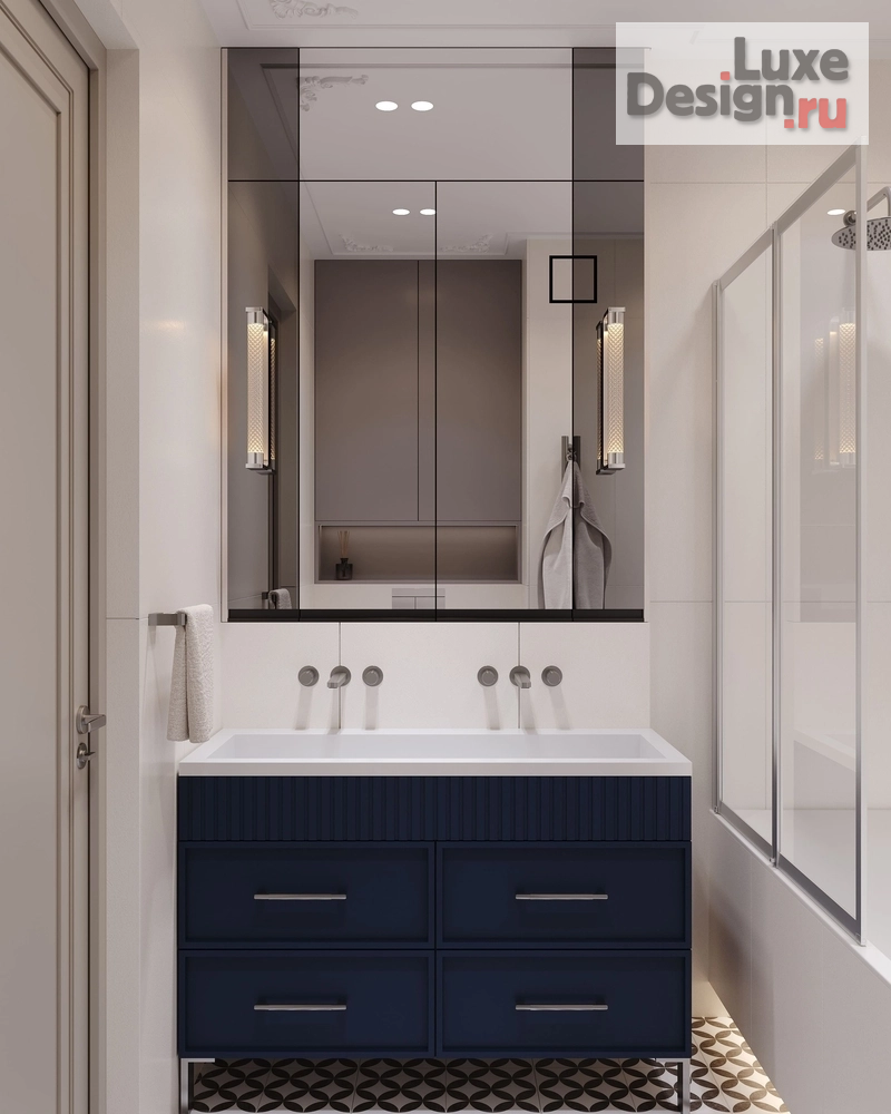 Дизайн интерьера трехкомнатной квартиры "ЖК Жемчужный каскад" (фото 43)