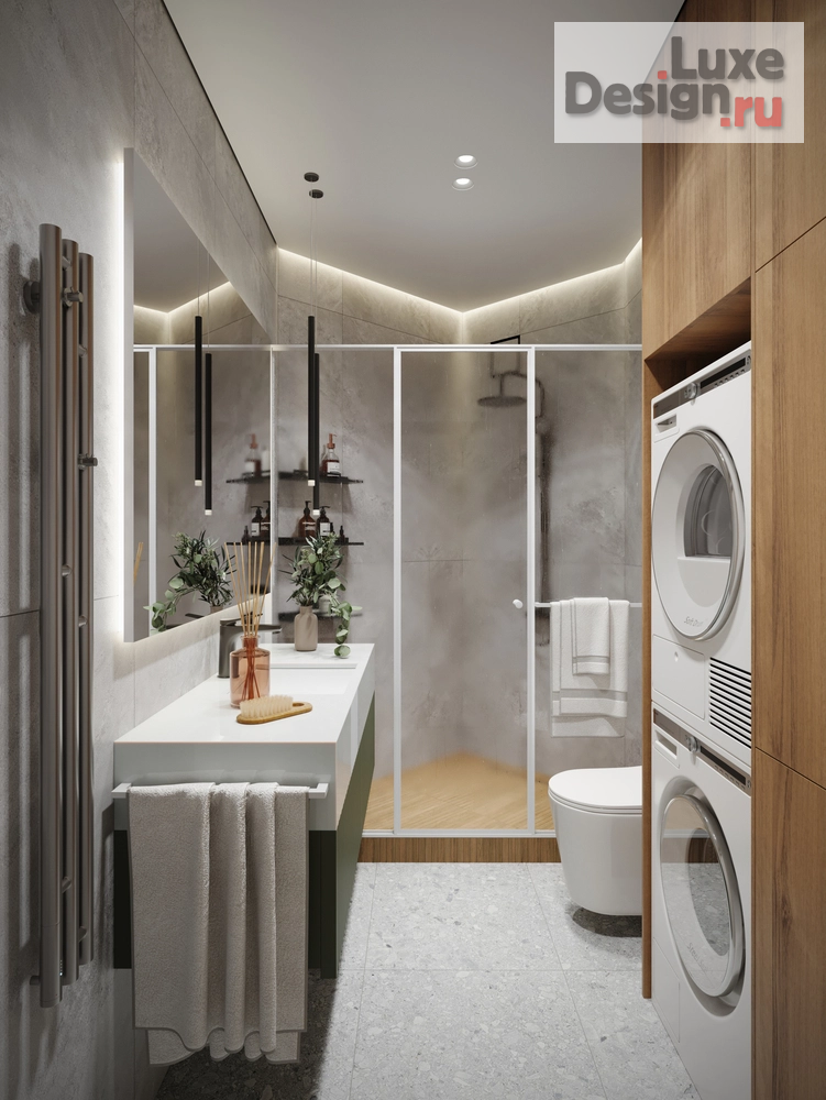 Дизайн интерьера двухкомнатной квартиры "ЖК Листва" (фото 33)