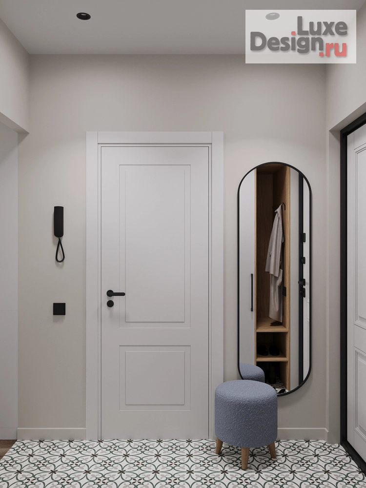 Дизайн интерьера однокомнатной квартиры "Однокомнатная квартира в ЖК "Полис"" (фото 4)