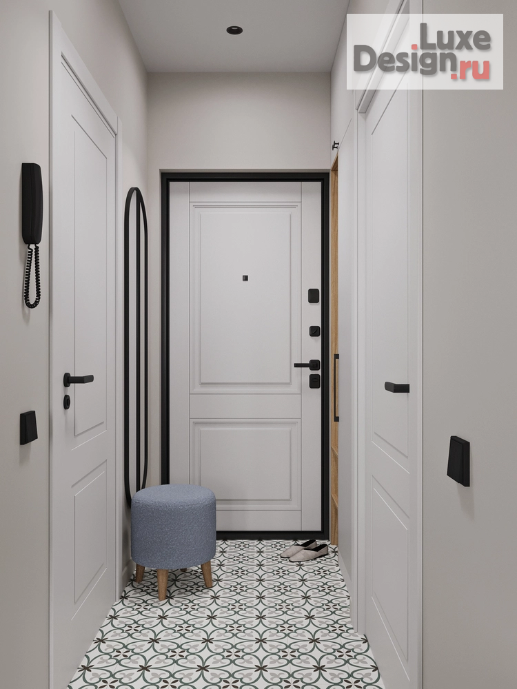 Дизайн интерьера однокомнатной квартиры "Однокомнатная квартира в ЖК "Полис"" (фото 5)