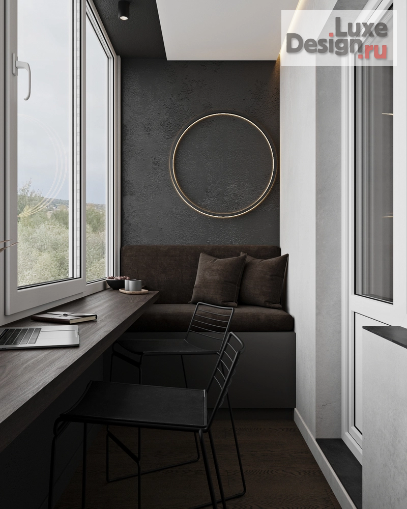 Дизайн интерьера однокомнатной квартиры "Однокомнатная квартира для молодого человека" (фото 14)
