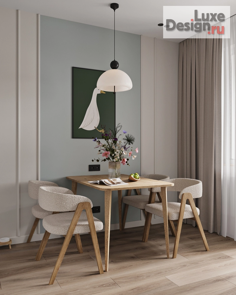 Дизайн интерьера однокомнатной квартиры "Однокомнатная квартира в ЖК "Полис"" (фото 7)