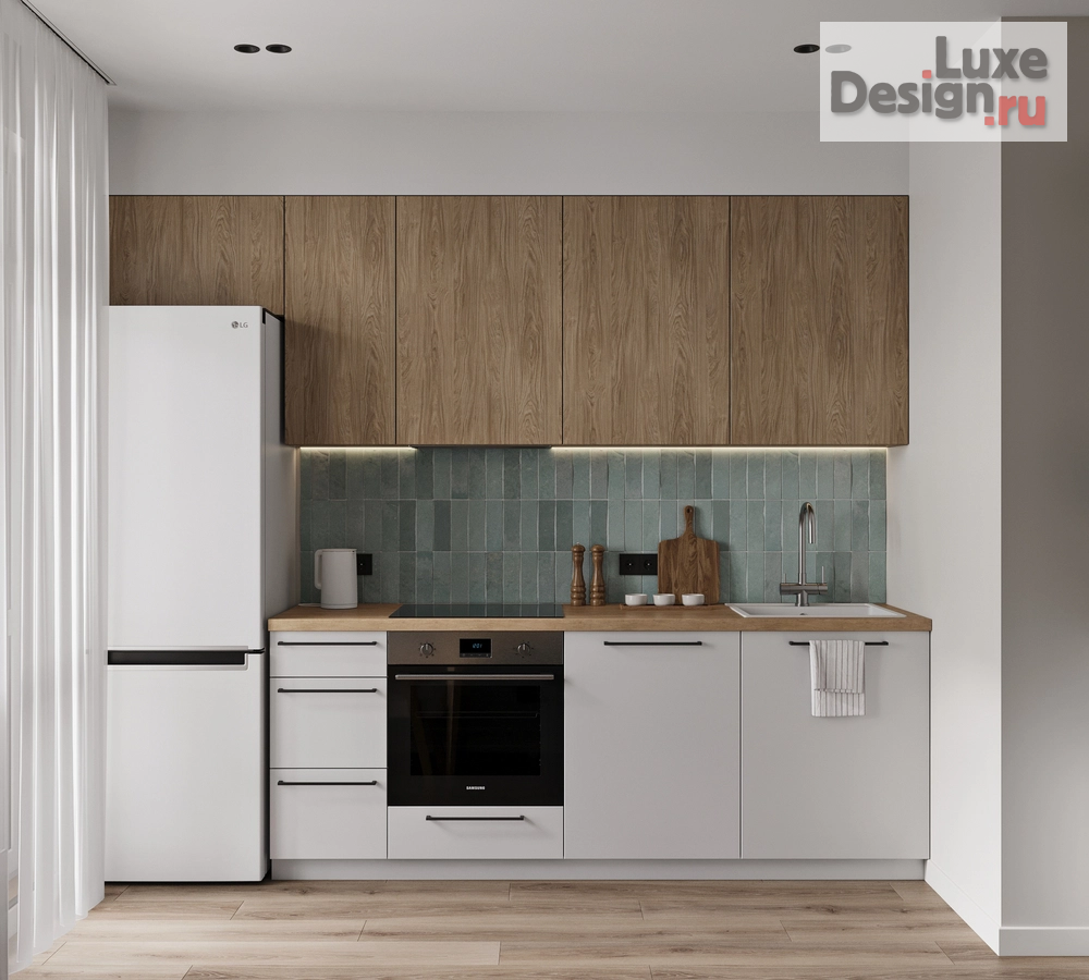 Дизайн интерьера однокомнатной квартиры "Однокомнатная квартира в ЖК "Полис"" (фото 8)