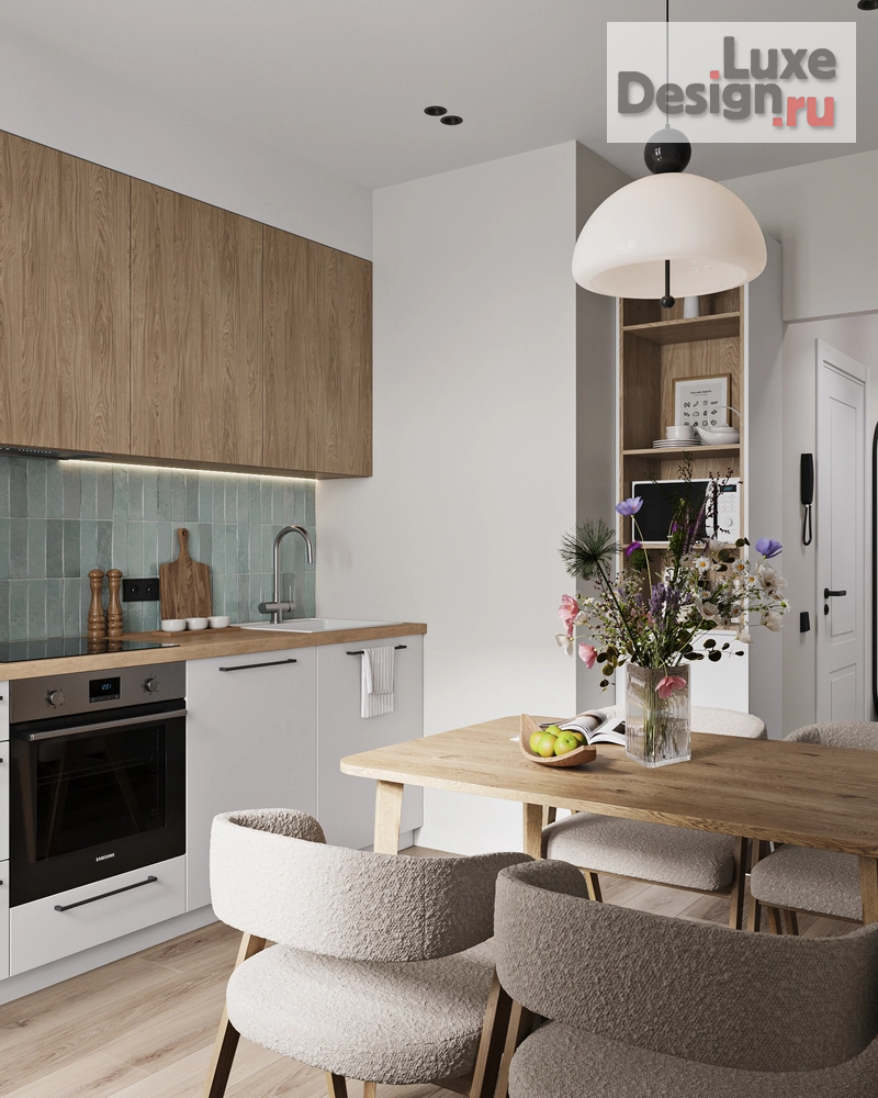 Дизайн интерьера однокомнатной квартиры "Однокомнатная квартира в ЖК "Полис"" (фото 9)