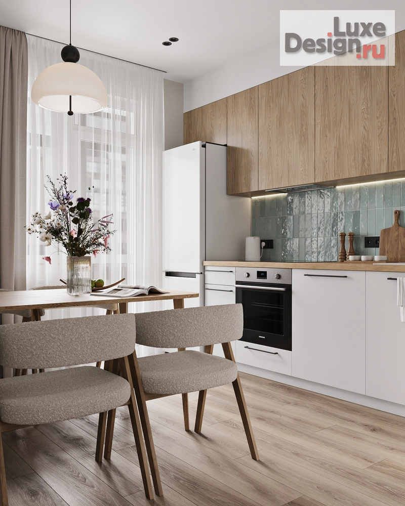 Дизайн интерьера однокомнатной квартиры "Однокомнатная квартира в ЖК "Полис"" (фото 2)