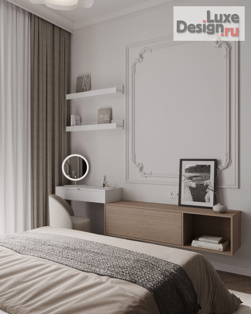 Дизайн интерьера двухкомнатной квартиры "Двухкомнатная квартира с духом Франции" (фото 3)