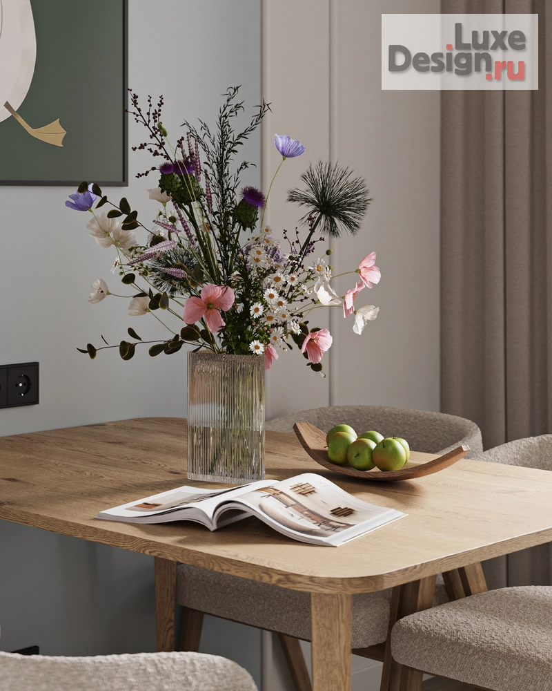 Дизайн интерьера однокомнатной квартиры "Однокомнатная квартира в ЖК "Полис"" (фото 11)