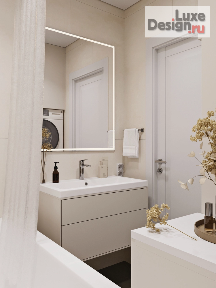 Дизайн интерьера двухкомнатной квартиры "Двухкомнатная квартира в ЖК "Цивилизация"" (фото 19)