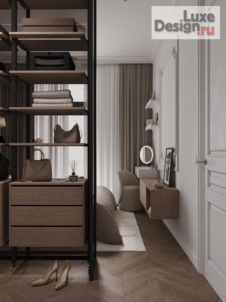 Дизайн интерьера двухкомнатной квартиры "Двухкомнатная квартира с духом Франции" (фото 10)