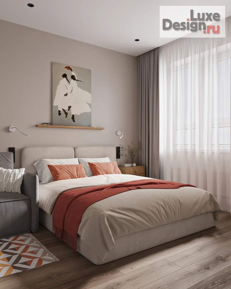 Дизайн интерьера однокомнатной квартиры "Однокомнатная квартира в ЖК "Полис"" (фото 13)