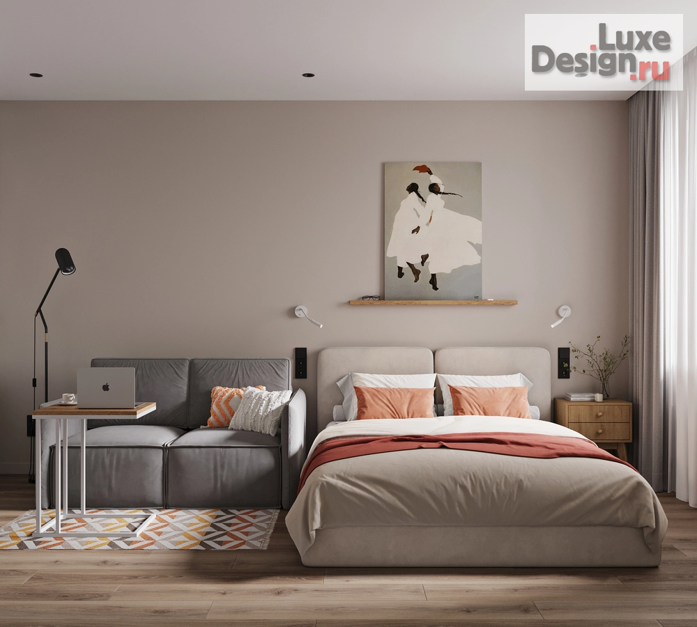 Дизайн интерьера однокомнатной квартиры "Однокомнатная квартира в ЖК "Полис"" (фото 14)