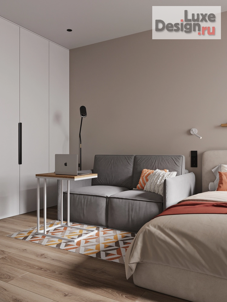 Дизайн интерьера однокомнатной квартиры "Однокомнатная квартира в ЖК "Полис"" (фото 16)