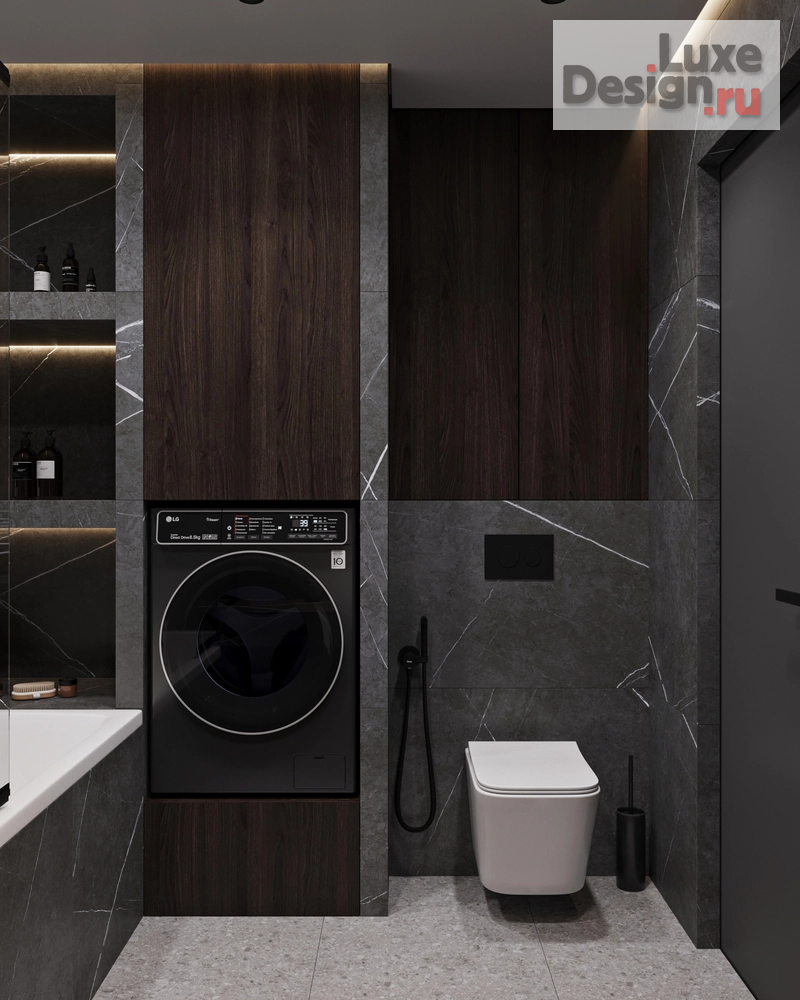 Дизайн интерьера однокомнатной квартиры "Однокомнатная квартира для молодого человека" (фото 37)