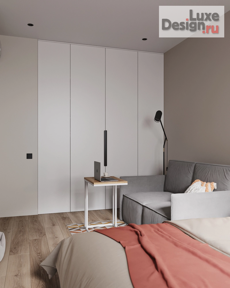 Дизайн интерьера однокомнатной квартиры "Однокомнатная квартира в ЖК "Полис"" (фото 19)