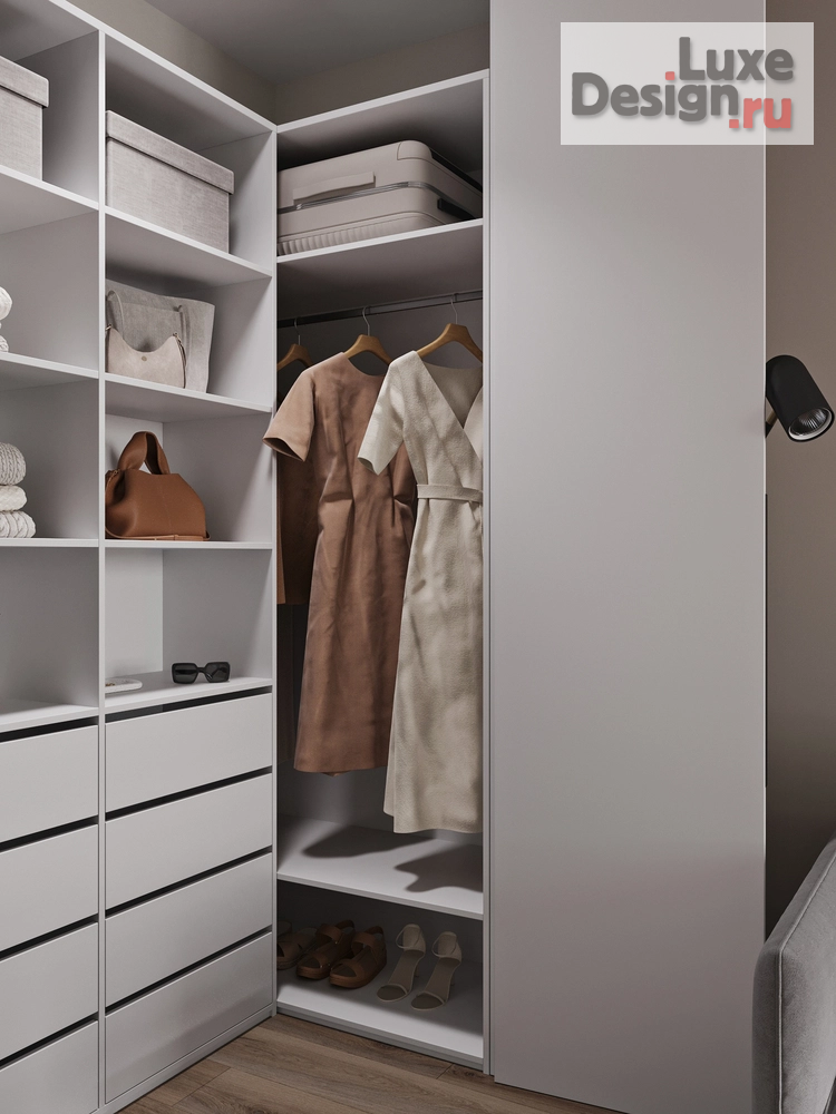 Дизайн интерьера однокомнатной квартиры "Однокомнатная квартира в ЖК "Полис"" (фото 22)