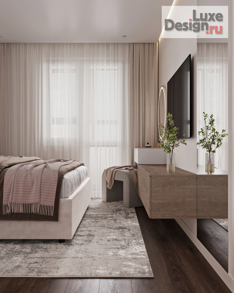 Дизайн интерьера двухкомнатной квартиры "Двухкомнатная квартира в ЖК "Цивилизация"" (фото 28)