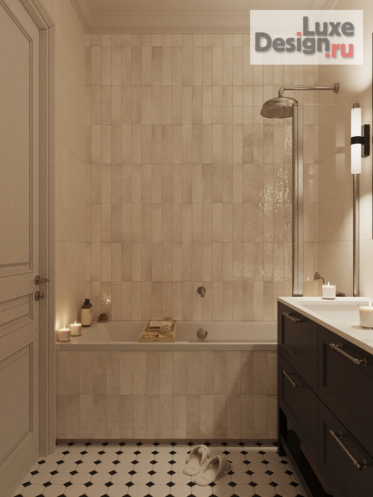 Дизайн интерьера двухкомнатной квартиры "Двухкомнатная квартира с духом Франции" (фото 16)