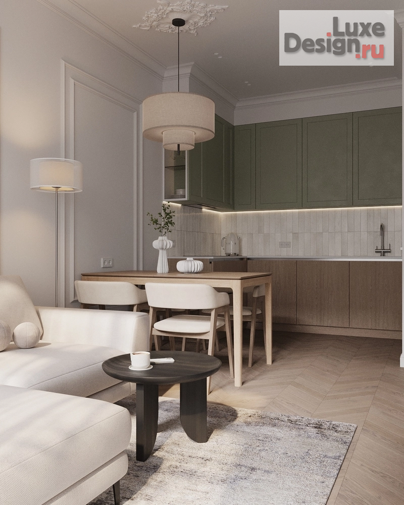 Дизайн интерьера двухкомнатной квартиры "Двухкомнатная квартира с духом Франции" (фото 31)