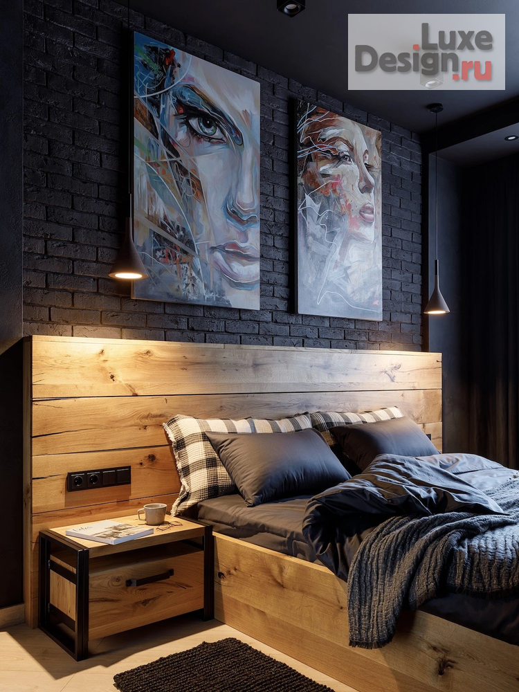 Дизайн интерьера квартиры "Проект "Мужской черный"" (фото 19)