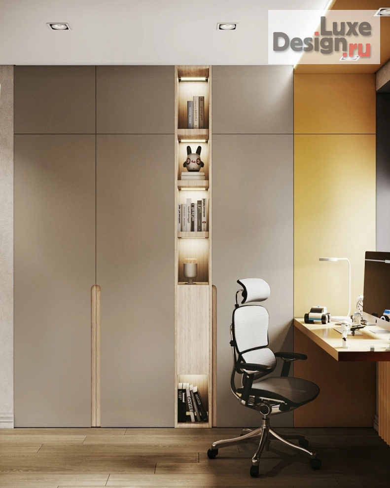 Дизайн интерьера трехкомнатной квартиры "Приморский квартал" (фото 7)