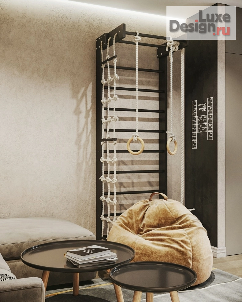 Дизайн интерьера трехкомнатной квартиры "Приморский квартал" (фото 10)