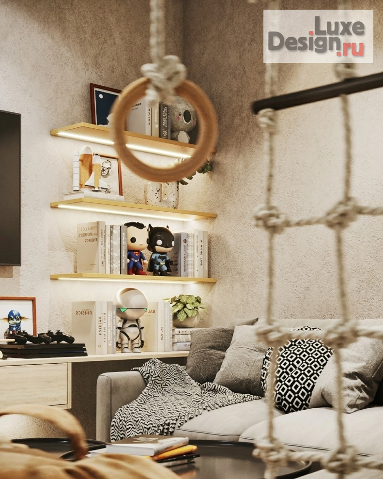 Дизайн интерьера трехкомнатной квартиры "Приморский квартал" (фото 11)