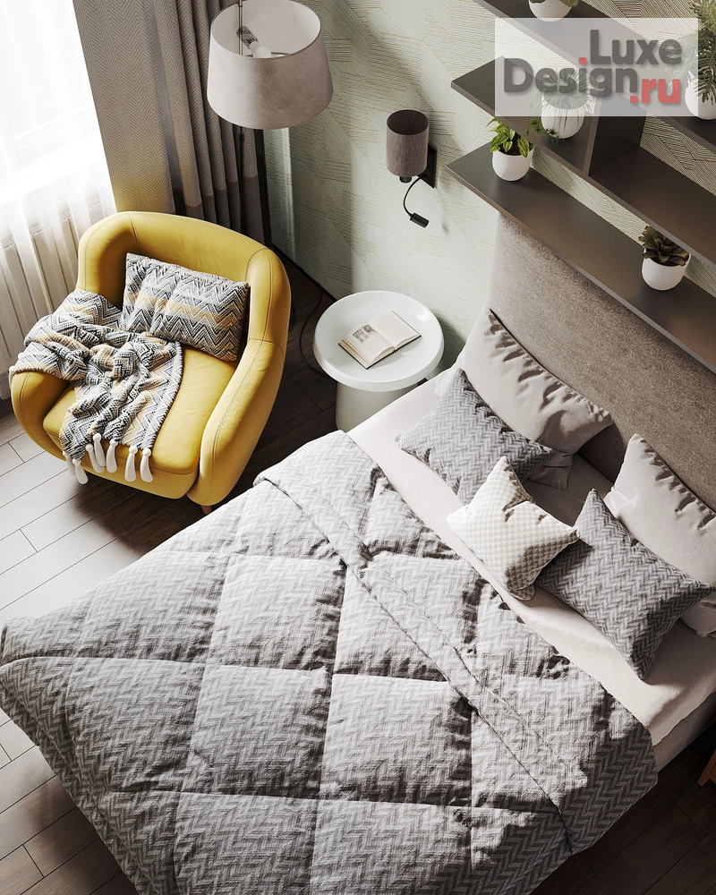 Дизайн интерьера двухкомнатной квартиры "Стрельна // Хрущевка" (фото 11)