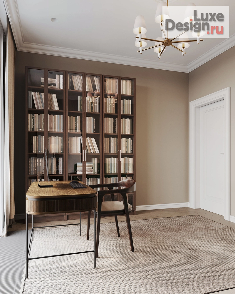 Дизайн интерьера трехкомнатной квартиры "Красногвардейский район СПб // ЖК "Малоохтинский, 68"" (фото 25)