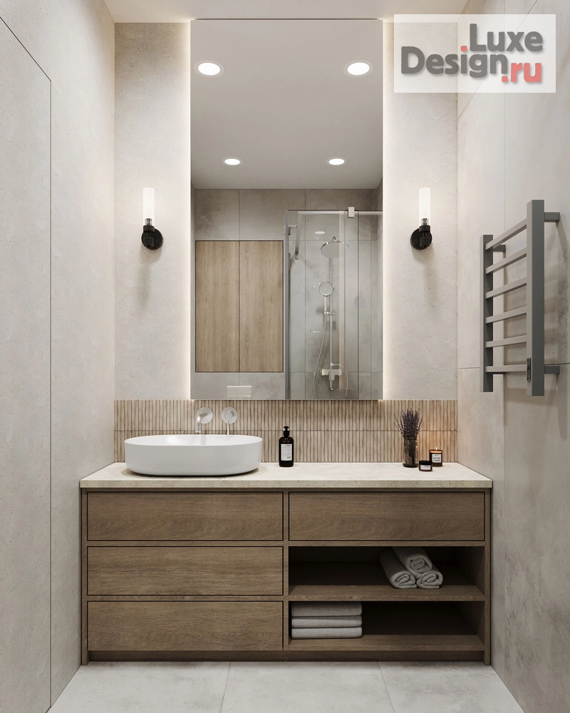 Дизайн интерьера трехкомнатной квартиры "Красногвардейский район СПб // ЖК "Малоохтинский, 68"" (фото 22)