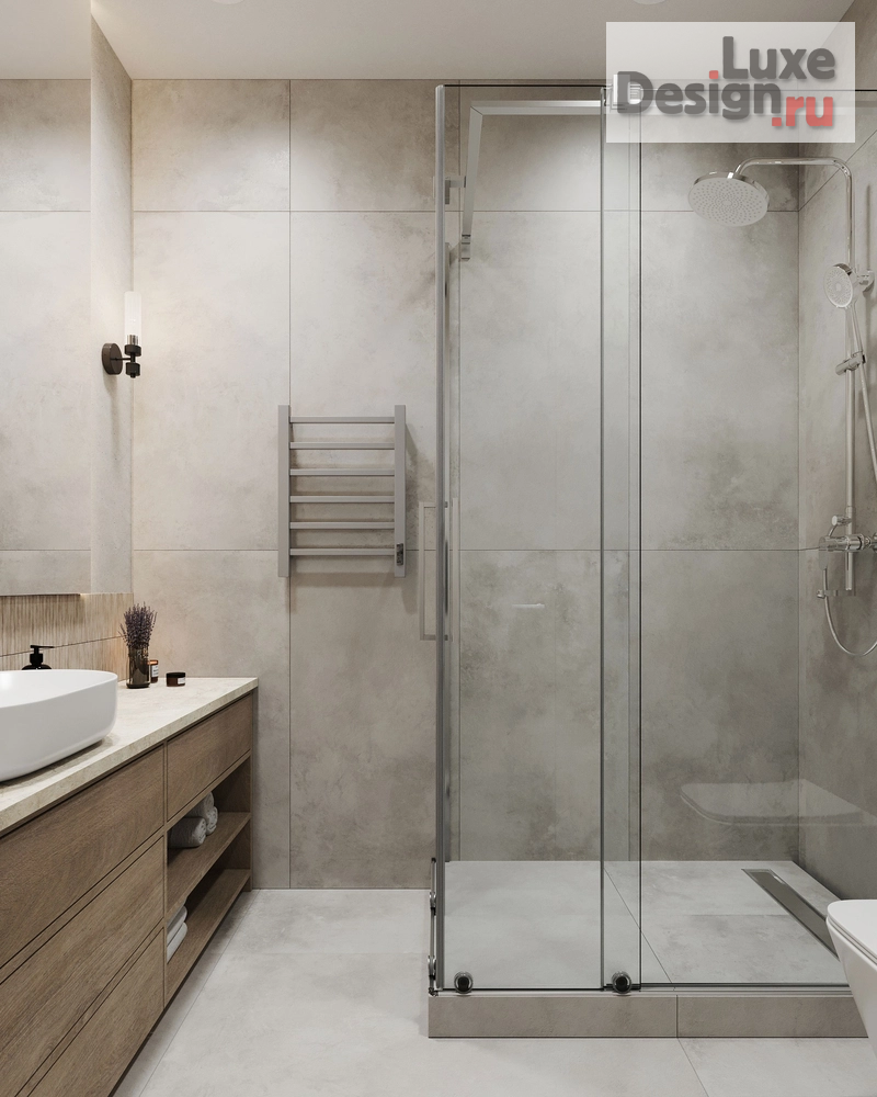 Дизайн интерьера трехкомнатной квартиры "Красногвардейский район СПб // ЖК "Малоохтинский, 68"" (фото 21)