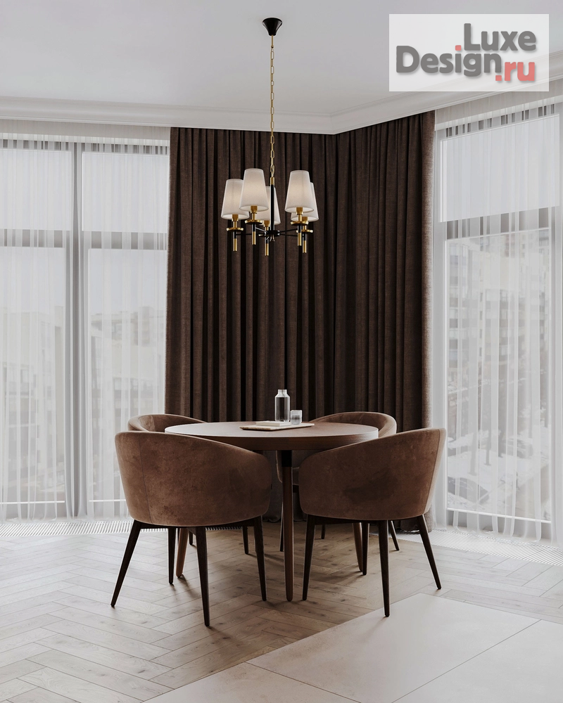 Дизайн интерьера трехкомнатной квартиры "Красногвардейский район СПб // ЖК "Малоохтинский, 68"" (фото 7)