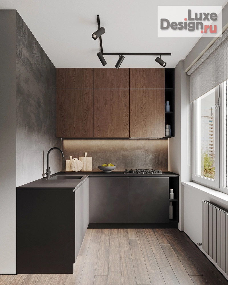 Дизайн интерьера двухкомнатной квартиры "Стрельна // Хрущевка" (фото 4)