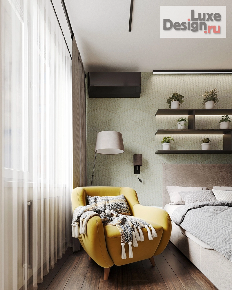 Дизайн интерьера двухкомнатной квартиры "Стрельна // Хрущевка" (фото 8)