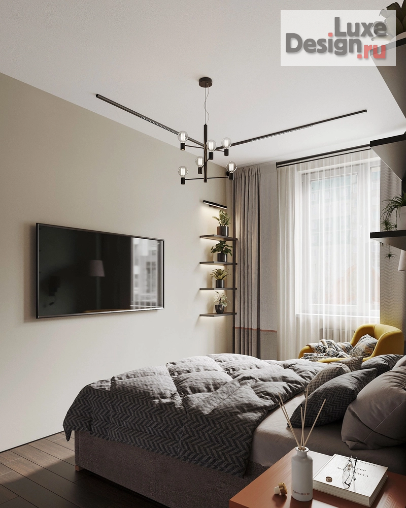 Дизайн интерьера двухкомнатной квартиры "Стрельна // Хрущевка" (фото 10)