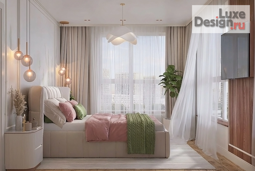 Дизайн интерьера двухкомнатной квартиры "Оливки и медовое дерево" (фото 15)