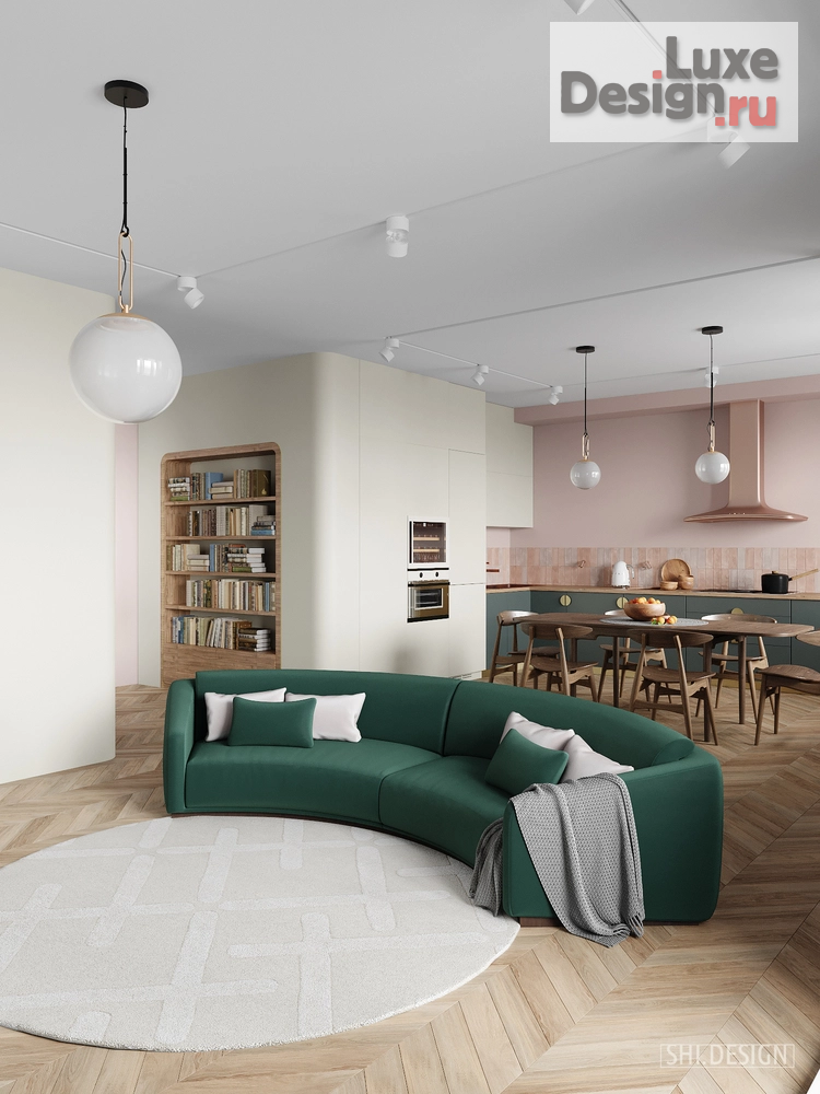 Дизайн интерьера четырехкомнатной квартиры "Детскосельский" (фото 14)