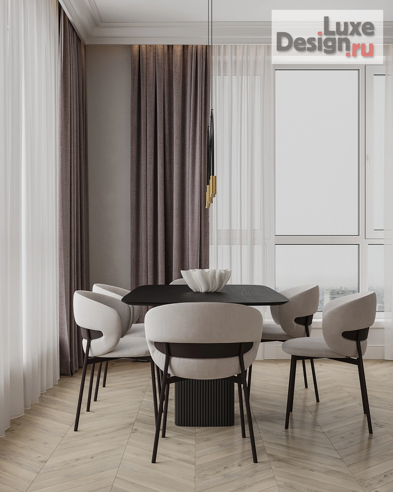 Дизайн интерьера двухкомнатной квартиры "Дизайн-проект двухкомнатной квартиры в старом фоде Санкт-Петербурга" (фото 10)