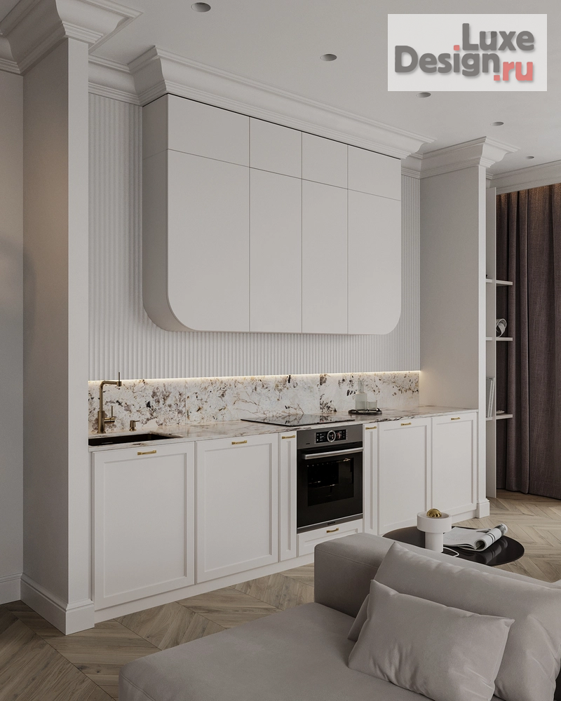 Дизайн интерьера двухкомнатной квартиры "Дизайн-проект двухкомнатной квартиры в старом фоде Санкт-Петербурга" (фото 13)