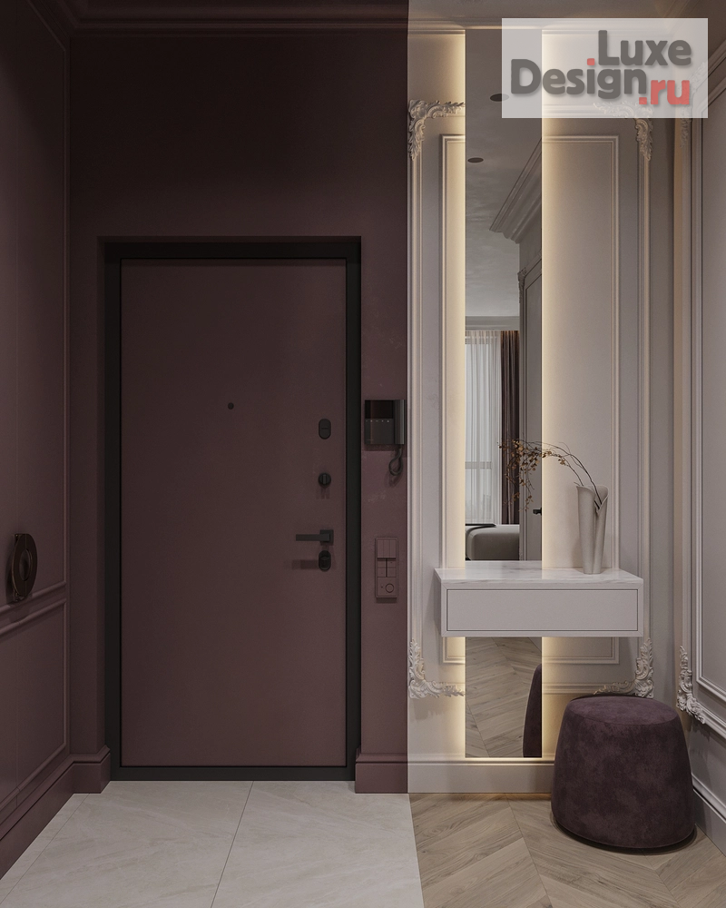 Дизайн интерьера двухкомнатной квартиры "Дизайн-проект двухкомнатной квартиры в старом фоде Санкт-Петербурга" (фото 20)