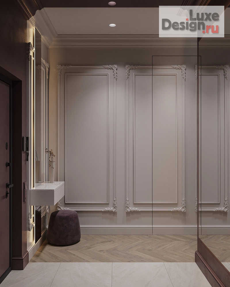 Дизайн интерьера двухкомнатной квартиры "Дизайн-проект двухкомнатной квартиры в старом фоде Санкт-Петербурга" (фото 21)