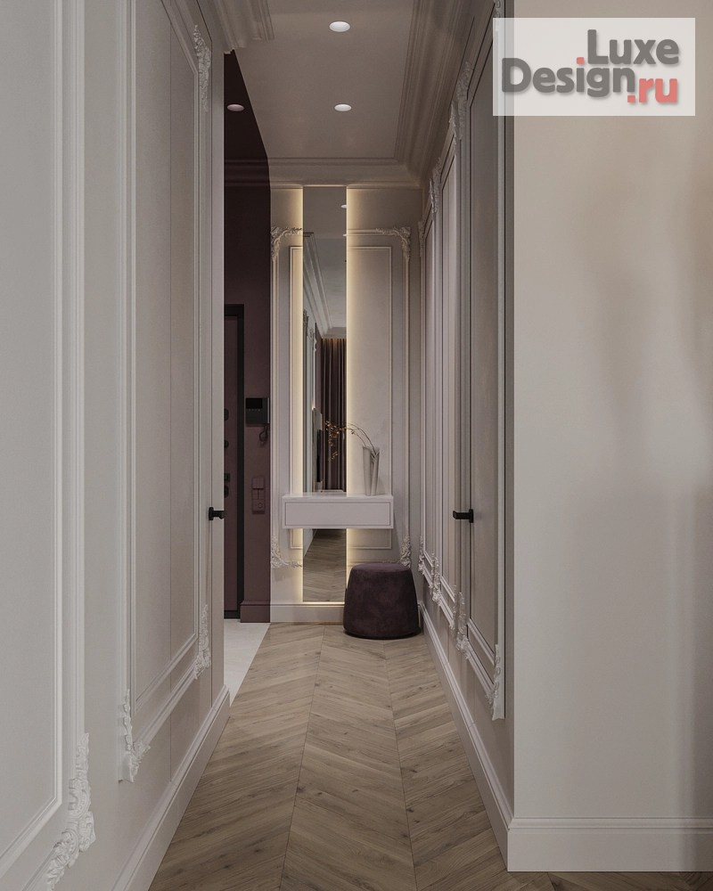 Дизайн интерьера двухкомнатной квартиры "Дизайн-проект двухкомнатной квартиры в старом фоде Санкт-Петербурга" (фото 22)