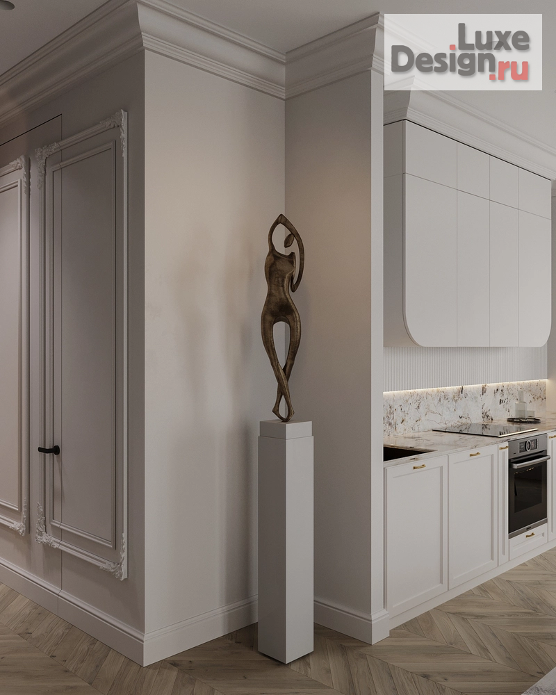 Дизайн интерьера двухкомнатной квартиры "Дизайн-проект двухкомнатной квартиры в старом фоде Санкт-Петербурга" (фото 34)