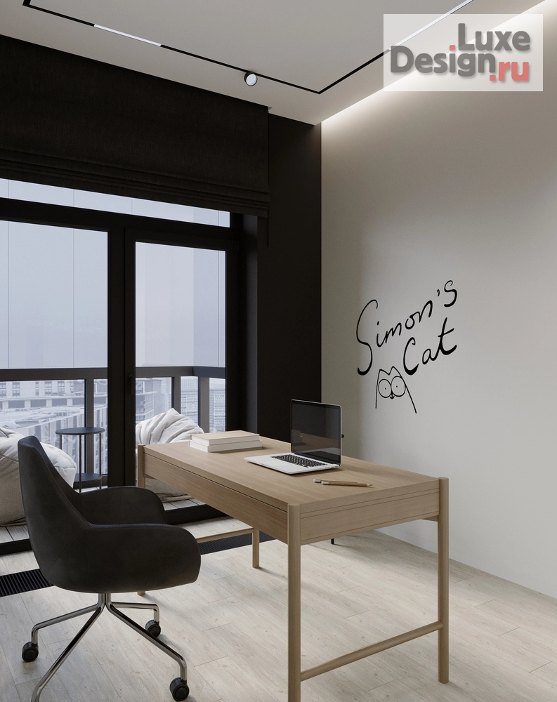 Дизайн интерьера квартиры "Уникальная квартира в жк бизнес класса с видом на Лахта центр" (фото 6)