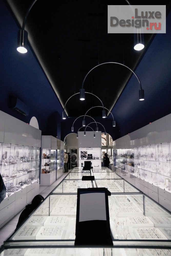 Дизайн интерьера бутика "Салон часов и ювелирных изделий в СПб" (фото 5)