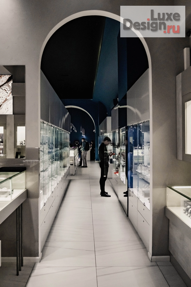 Дизайн интерьера бутика "Салон часов и ювелирных изделий в СПб" (фото 10)