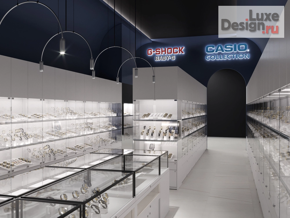 Дизайн интерьера бутика "Салон часов и ювелирных изделий в СПб" (фото 13)