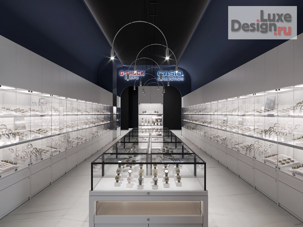Дизайн интерьера бутика "Салон часов и ювелирных изделий в СПб" (фото 14)